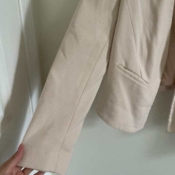 Topshop Jacket Women's 8 Molly Blazer Light Pink Workwear Casual Open Front - Picture 4 of 10